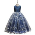 thumbnail image 2 of Esaierr Big Girls Lace Princess Bridesmaid Dress 5-14Y Kids Sequins Wedding Long Ball Gown Pageant Evening Dresses Princess Dress Girl Dress Long Tulle Gown Flower, 2 of 7