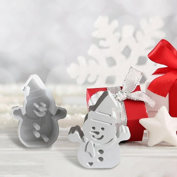 Boreal Craft Christmas Snowman Gypsum Figurine Silicone Silicone Mat for Baking Colorful Craft Resin Clear Cute Resin for Resin Ashtray Slab Roller Mat Resin Beads Clear Polyester Casting Resin