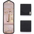 thumbnail image 1 of 2025 Organizador de joyas portátil con rollo plegable, bolsa para joyas, bolsa para cosméticos, expositor de joyas, bolsa plegable para viajes y hogar, 1 of 5
