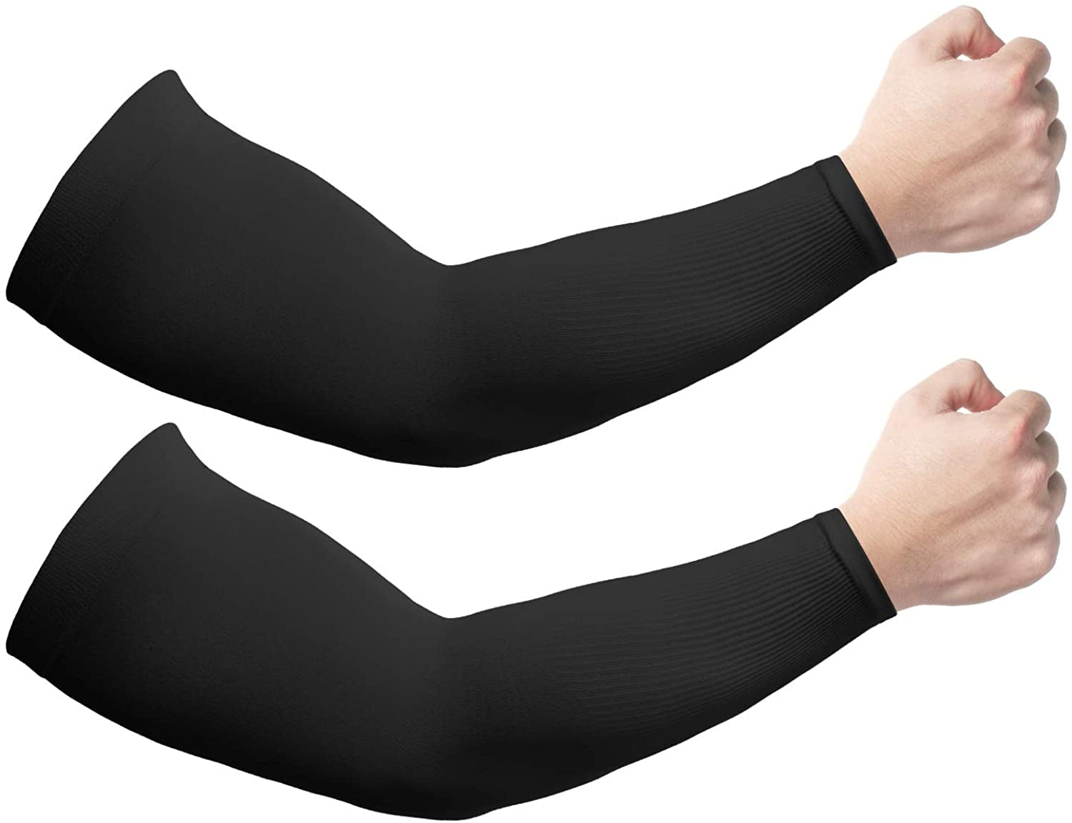 2 Pairs PREMIUM UV Protection Arm Cooling Sun Compression Sleeves For Men Women 