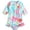 Green Leaves, variant on WIBACKER Toddler Baby Girls' One Piece Swimsuit Kids Starfish Long Sleeve Rash Guard Swimwear UPF 50 Sun Protection