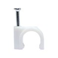 thumbnail image 3 of QualGear 10mm Cable Clips, White, 100 Pack, CC10-W-100-P, 3 of 4