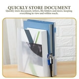 HOMEMAXS 5 Pcs White Desktop Organizer Office Supplies File Storage Box ...