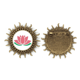 thumbnail image 1 of Pin de gancho de metal vintage Unbranded Flor planta hoja de loto forma de sol 4,5 cm, 1 of 3