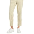 thumbnail image 3 of Tommy Hilfiger Women's Solid Cropped Utility Pants Brown Size Large, 3 of 3