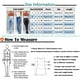 thumbnail image 5 of Gibobby Jeans dama talla extra rasgados con parte inferior de campana para mujer Pantalones acampanados clásicos de talle(Azul claro,CH), 5 of 5