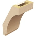 thumbnail image 5 of Ekena Millwork 5"W x 6"D x 10"H Imperial Rough Cedar Woodgrain TimberThane Knee Brace, Primed, 5 of 6