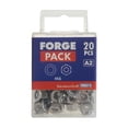 thumbnail image 2 of Forgefix Écrous Hexagonaux & Rondelles A2 Acier Inoxydable M6 Forgepack 20, 2 of 2
