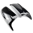 thumbnail image 3 of 2pcs Facelifted Excellent Modified Rearview Bright Black Carbon Fiber Pattern Mirror Cover Caps For Bmw X5 E70 X6 E71 2008-2013, 3 of 4