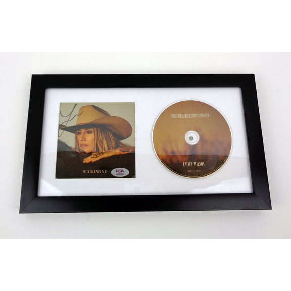 Lainey Wilson Country Signed Autograph Whirlwind CD Framed PSA/DNA COA A