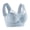 Blue-A, variant on Correcting Bras for Seniors Women, Ice Silk Push Up Lysine Charm Gathering Bra Plus Size Wireless Zen Chic Bras Khaki