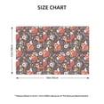 thumbnail image 2 of Rocae Foxes Printed Heat Resistant Place Mats,Classic Hemstitch Cloth Fabric Placemats Imitation Linen Place Mat Table Mats 18x12 inch, 2 of 5