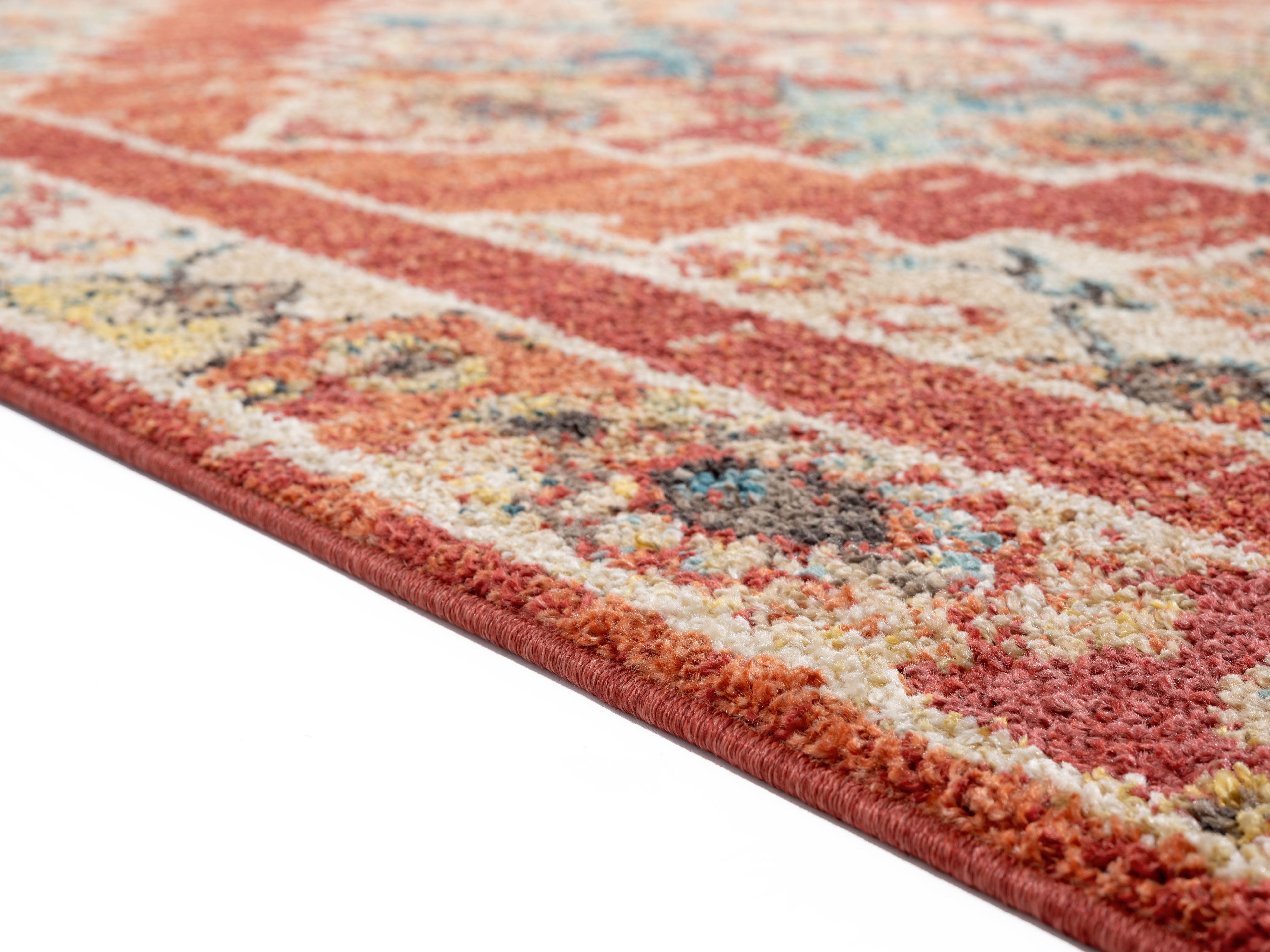 United Weavers Storybrooke Annabeth Oriental Brick Woven Olefin/Frieze Area Rug or Runner
