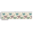 thumbnail image 2 of Ambesonne Blue and Pink Fabric by the Yard Upholstery, Vintage Butterflies, 3 Yards, Eggshell Multicolor, 2 of 4