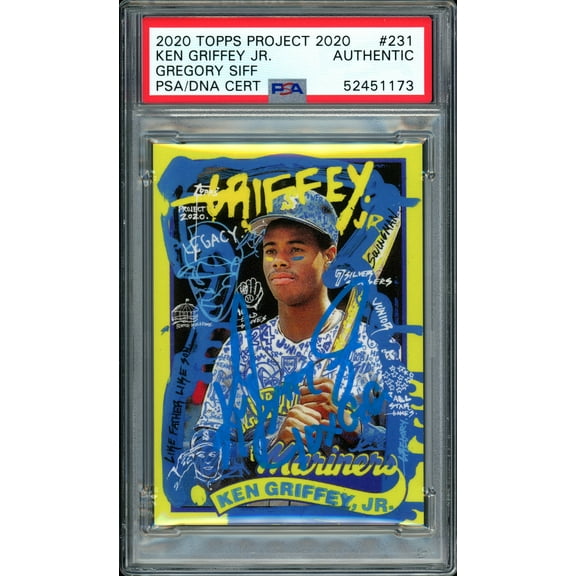 Ken Griffey Jr. Autographed Topps Project 2020 Gregory Siff Card #231 Seattle Mariners "10x GG" #1/1 PSA/DNA #52451173
