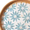 thumbnail image 3 of Bandeja de Almacenamiento perfecl Bandeja Tejida a Mano Boho Decorativa, 3 of 8
