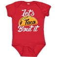 thumbnail image 3 of Inktastic Lets Taco Bout It Boys or Girls Baby Bodysuit, 3 of 5