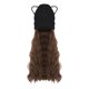 thumbnail image 1 of Qarigey Sombrero de peluca de mujer de fibra de alta temperatura portátil lindo reemplazo Adorable invierno otoño niñas disfraz postizo extensión de Cuidado del cabello Marron oscuro Qarigey CE014904-02, 1 of 6