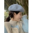 thumbnail image 6 of CoCopeaunt Women Wool Beret Hat French Style Winter Casual Warm Cap Girls Ladies Artist Painter Hat, 6 of 7