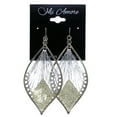 thumbnail image 2 of Mi Amore String Art Dangle-Earrings Silver-Tone/Yellow, 2 of 2