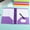 Purple 9A2, variant on Staron under $5 Heavy Duty Plastic Folders with Pockets Letter Size, 7 Color File Folders for Documents Organization, Water-Resistant Pocket Folder for Home Business