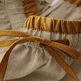thumbnail image 6 of Gamivast Linen Skirts for Women Elastic Waist Linen Maxi Skirt Drawstring Long Skirt with Pockets Modest Skirt Casual Skirt for Beach Vacation Travel Holiday Wear Khaki XXL, 6 of 7