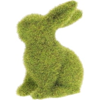 Moss Bunny Ornaments Easter Bunny Topiary, Artificial Rabbit Decor for Home Garden and Easter Events