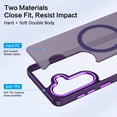 thumbnail image 6 of DOMAVER Samsung Galaxy S26 Case 6.3 Inch, MagSafe Compatible Matte Translucent Cover, Slim Shockproof Protective - Purple, 6 of 9