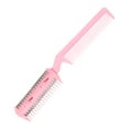 thumbnail image 3 of Unique Bargains 6 Pcs Split Ends Dual Edge Razor Comb Hair Trimmer Hair Thinning Comb Pink, 3 of 8