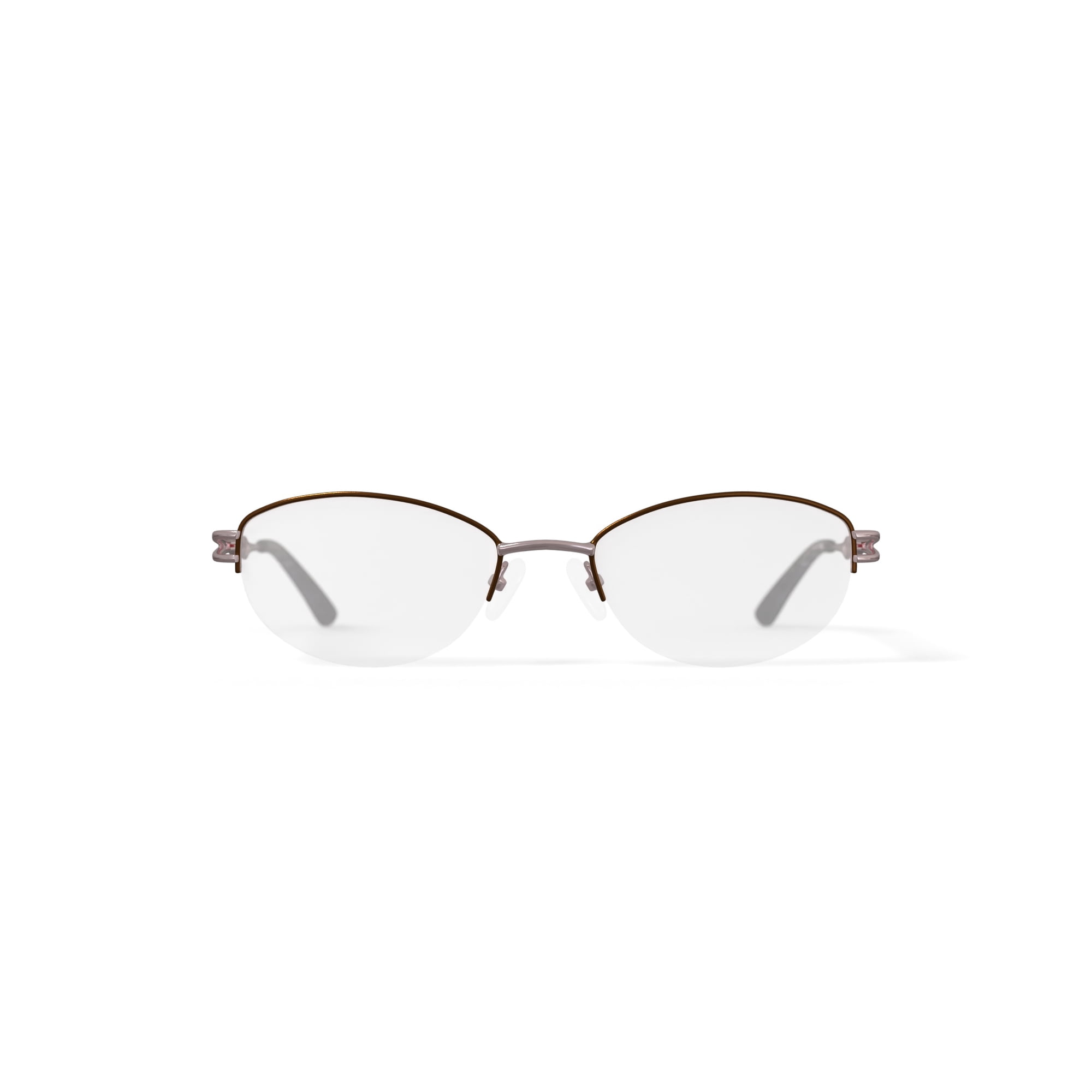 Visage Women’s E209 Oval Prescription Eyeglasses with Case, Gold