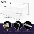 thumbnail image 4 of 15.7 IN Clear Display Riser Stand with LED Light， Acrylic Organizer for Perfume, Figures, Cupcake, Dessert, Cologne Holder, Desktop Display Stand for Organize and Decoration 2 pack, 4 of 6