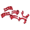 thumbnail image 2 of 2Set RC Car Steering Cup Kit Aluminum Alloy Rear Axle Seat C Base Fit for 1/8 RC Car Red, 2 of 8