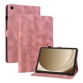 thumbnail image 2 of FJLBDE Case for Samsung Galaxy Tab A11+ Plus 11 inch 2025, Embossed Flower PU Leather Flip Wallet Folio Stand Cover, Pink, 2 of 7