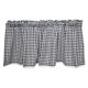 thumbnail image 2 of Cortinas Cortas para primera , Medias Filas de Ventanas Medias Cortinas para Dormitorios, Filas de Privacidad para Ventanas, Cortinas Negro 150x45cm Macarena Cortina de nivel de ventana, 2 of 8