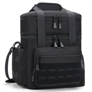Holuxer Insulated Tactical Lunch Box, Black