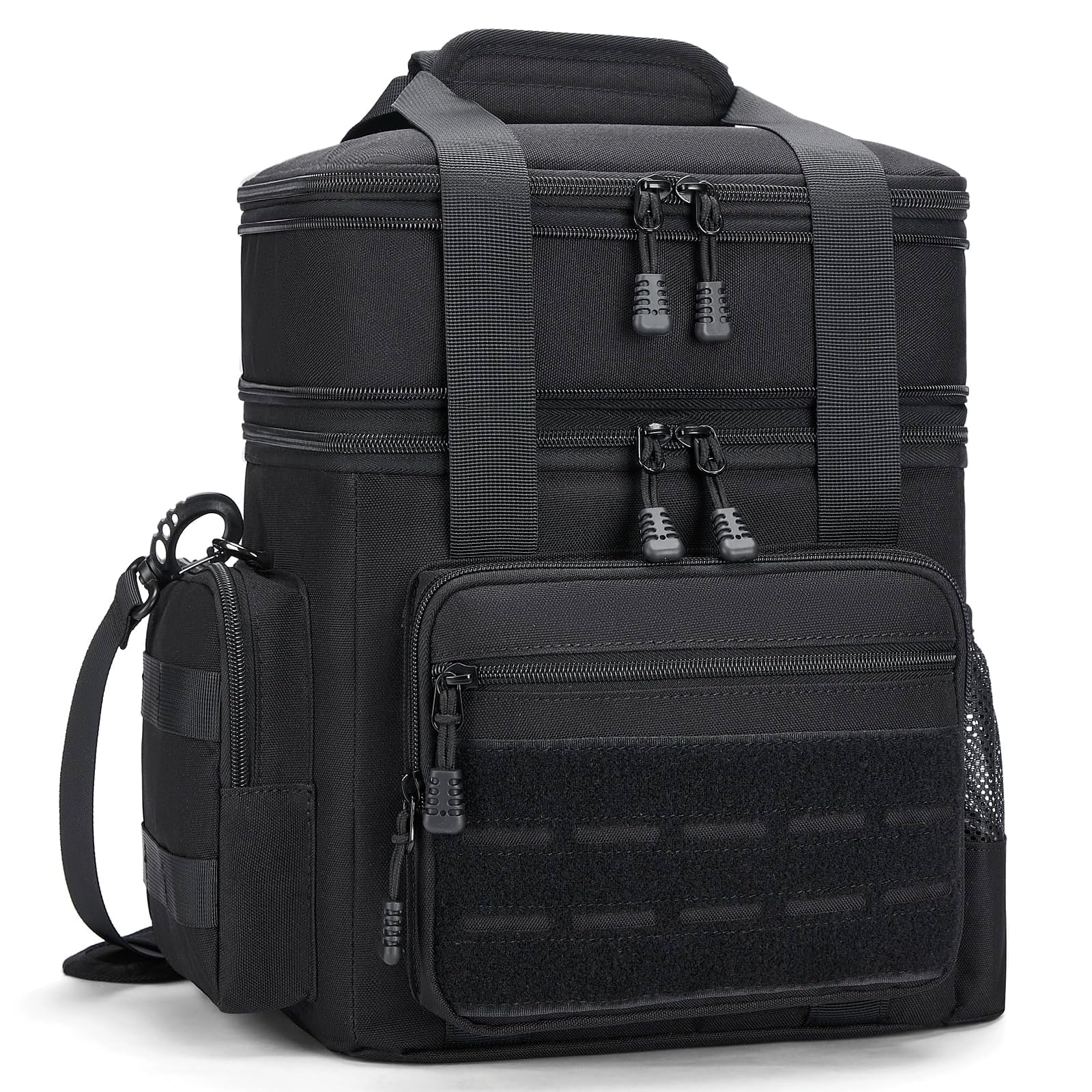 Holuxer Insulated Tactical Lunch Box, Black