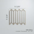 thumbnail image 2 of Ekena Millwork 11 3/8"W x 11 3/8"H x 3/8"T Small Conroe Decorative Fretwork Wood Wall Panels, Birch, 2 of 6