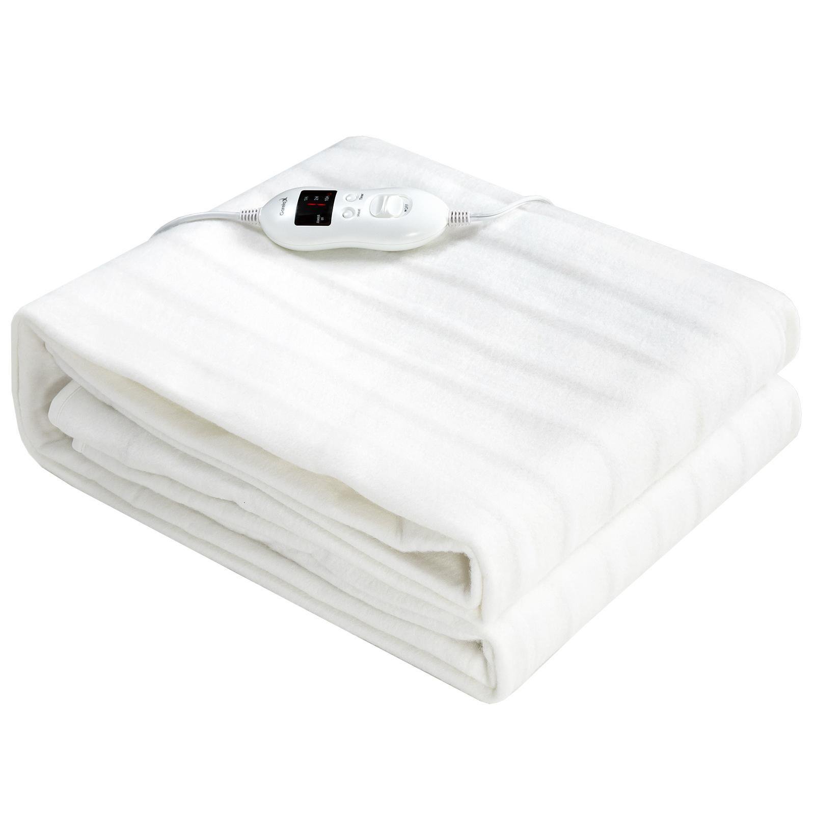 Giantex Heated Electric Mattress Pad, Detachable Electric Heating Warmer  w/8 Temperature Regulation u0026 4 Mode Timing Function, Twin | Walmart Canada