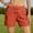Orange, variant on Hueook Golf Shorts Athletic Micro Quick Dry Shorts Women's High-Waisted UPF 50  Dry Running Shorts with Back Zip Pocket and Tummy Blue L