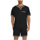 thumbnail image 1 of Camisetas Casuales Elegante Pijama Conjunto Ligero Seco de Manga Corta Y Pantalones Cortos, Ropa de Dormir Cómoda Suave para Relajarse, Correr Y Regalos, 1 of 9
