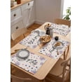 thumbnail image 5 of Cotton Linen Red and Blue Stars Placemat Fourth of July Placemats Set of 6, Retro Stars Fireworks Non-Slip Table Mats for Dining Table,12x18 Inch Heat Insulation Patriotic Place Mats, 5 of 6