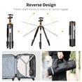 thumbnail image 4 of K&F Concept 63" Carbon Fiber Camera Tripods, Compact Tripod with Detachable Monopod, Metal Ball Head 10KG Load Capacity with Quick Release Plate for SLR DSLR Digital Camera/Camcorder, 4 of 10