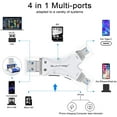 thumbnail image 2 of SD for iPhone/ipad/Android/Mac/Computer/Camera,4 in1 Micro SD Trail Camera Viewer, Portable Memory SD Card Adapter for SD and TF Cards(White), 2 of 2