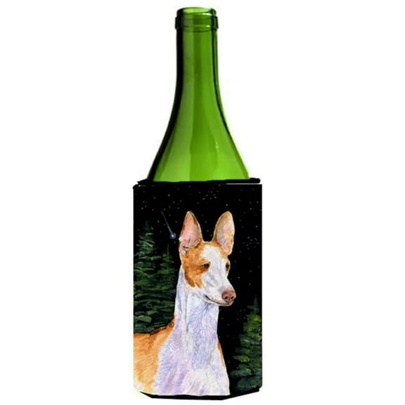 Starry Night Ibizan Hound Wine bottle sleeve Hugger - 24 oz.