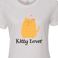 thumbnail image 4 of Inktastic Kitty Lover Orange Tabby Cat Women's T-Shirt, 4 of 5