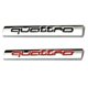 thumbnail image 1 of Quattro Logo Metal coche tronco cola emblema insignia pegatina decoración para A4l A6l LingWen 1327534273427, 1 of 1