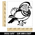 thumbnail image 2 of Majestic Mandarin Duck Self-Inking Rubber Stamp Ink Stamper - Red Ink - Large 1-1/2 Inch, 2 of 7