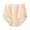 Z19-Beige, variant on Women's Lifting Plus Size Shaping Panties Mid Waist Stretch Seamless Briefs Breathable Soft Full Coverage Underwear for Ladies