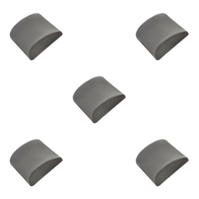 Bewildely Care For Spine - Cojín de cintura de algodón con protección por zonas Cojín para silla de comedor Cojín de malla gris Type2 NO2