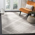 thumbnail image 2 of Safavieh Adirondack Collection ADR129B Modern Plaid Non-Shedding Living Room Bedroom Dining Home Office Area Rug, 6' x 6' Square, Light Grey / Ivory, 2 of 4